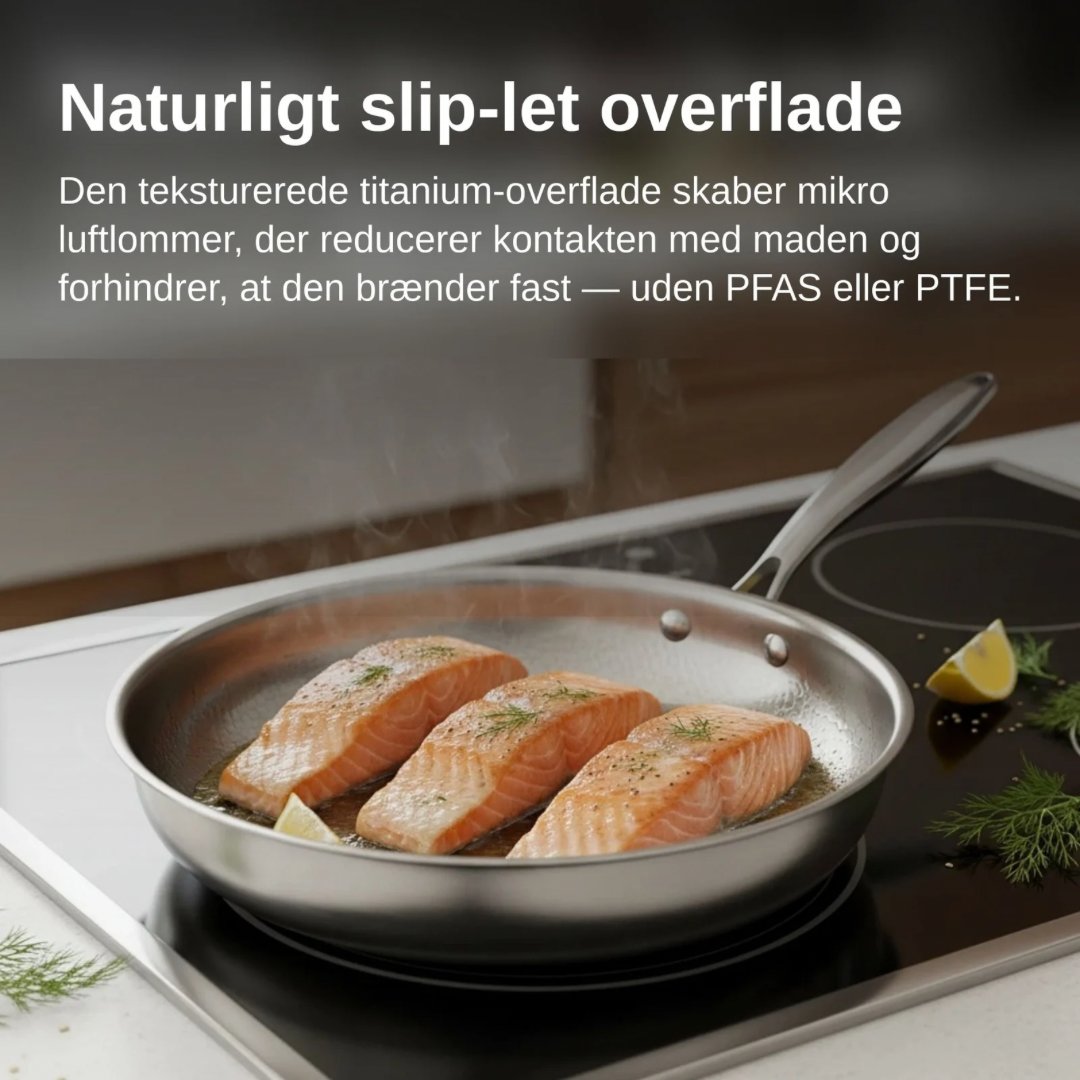 Holmgaard Hamret Titanium Pande med Låg